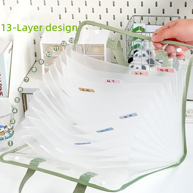 13-Layer A4 File Folder Storag - Office Stationery And Supply 评论和价格