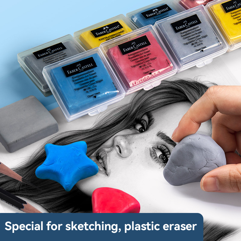Faber-Castell Plasticity Rubbe - Rubber Eraser Kneaded 评论和价格