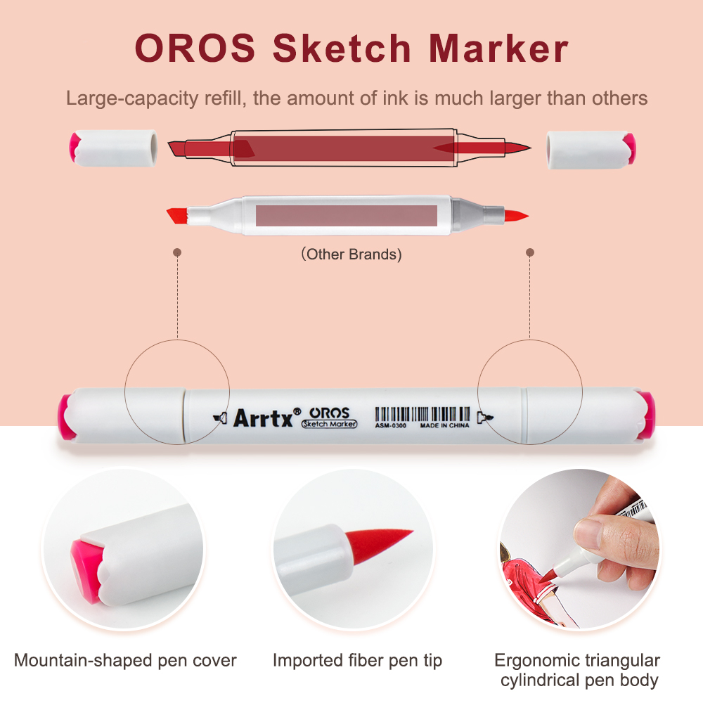 Arrtx Oros 66 Pastel Colors Al - Highlighter Set Pastel 评论和价格