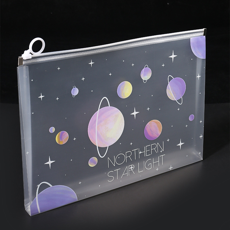 4/12pcs A4 Space Zipper Folder - Office Stationery And Supply 评论和价格