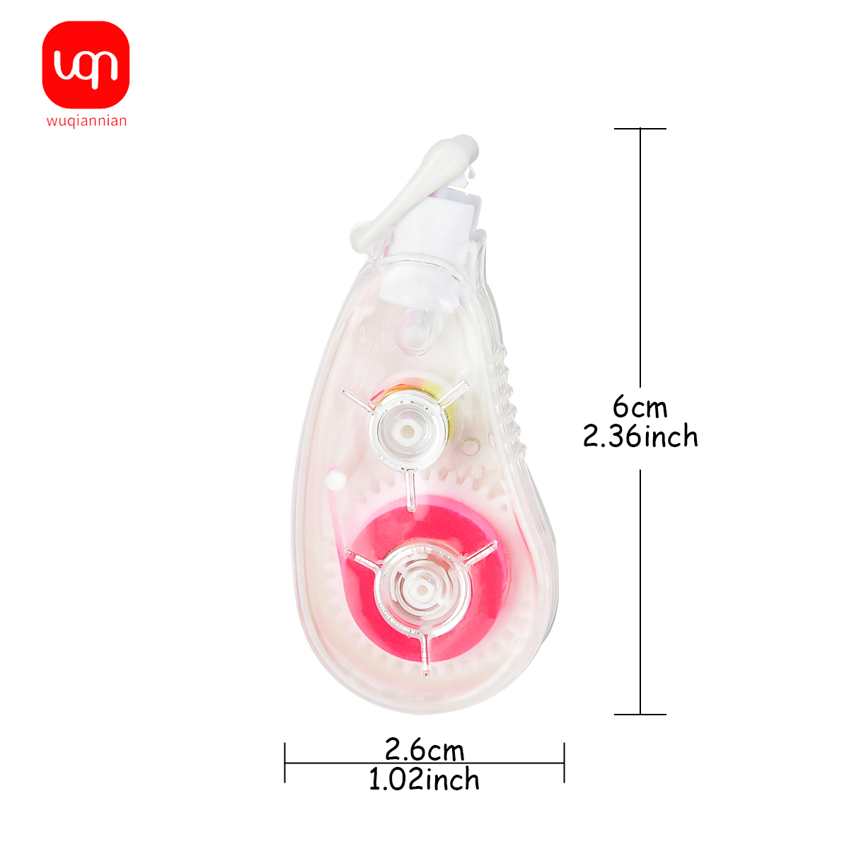WQN-4PCS 5mm X 6m Fluorescent  - Correction Tape Roller 评论和价格