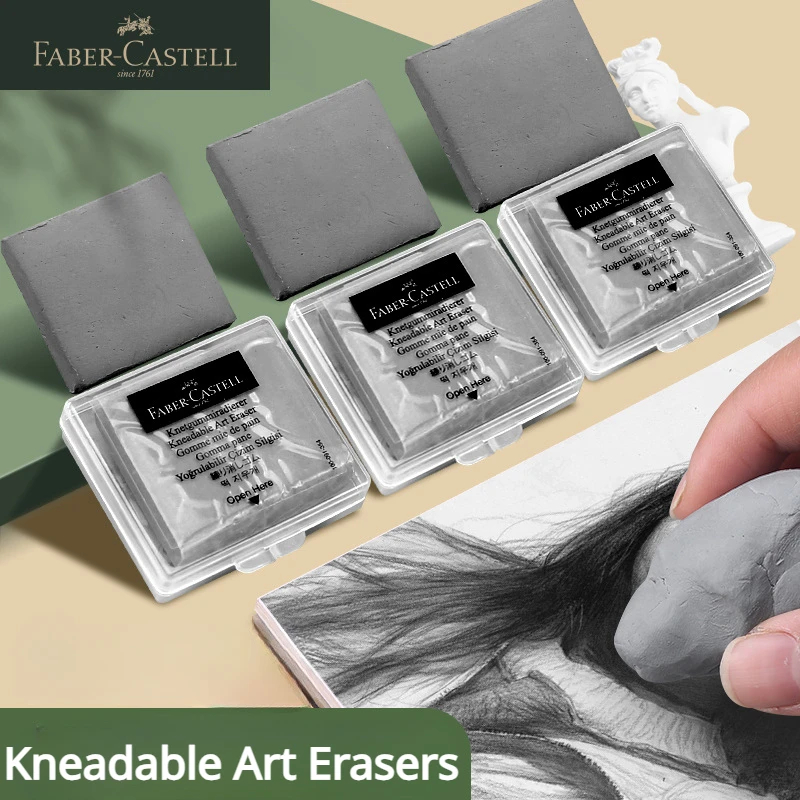 Faber-Castell 2pcs Drawing Art - Rubber Eraser Kneaded 评论和价格