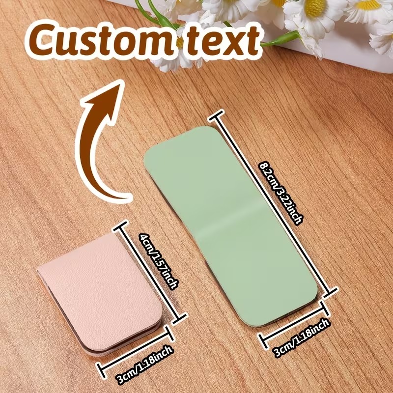 Custom Personalized Faux Leath - Bookmark Magnetic Clip 评论和价格
