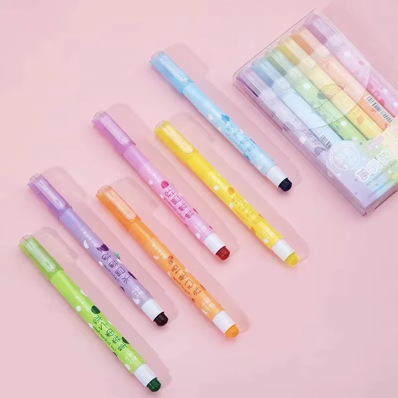 6 Colors/set Pastel Gel Highli - Highlighter Set Pastel 评论和价格