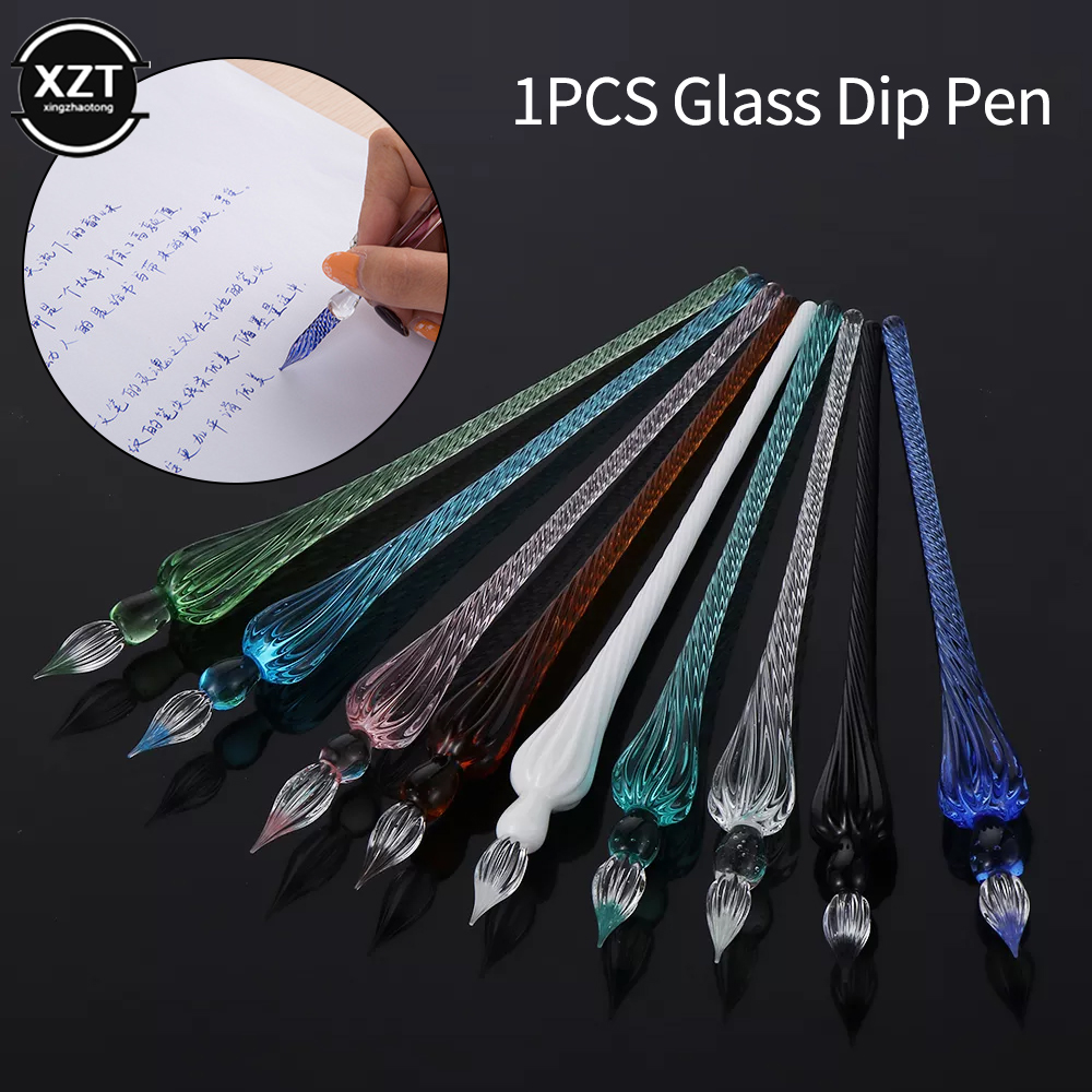 1Pcs new Vintage Glass Dip Dip - Fountain Pen Ink 评论和价格